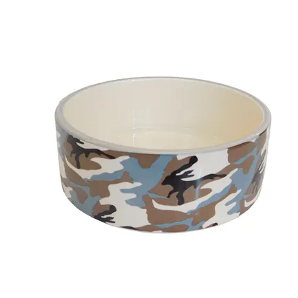 Миска PetWorx Camo керамічна для котів і собак, 200 мл