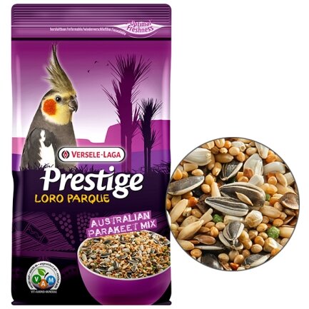 Versele-Laga Prestige Loro Parque Australian Parakeet Mix ВЕРСЕЛЕ-ЛАГА ПРЕСТИЖ ЛОРО ПАРК АВСТРАЛІЙСЬКИЙ ДОВГОХВОСТИЙ ПАПУГА повнораціонний корм для папуг 1 кг