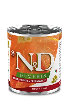 Вологий корм для собак Farmina N&D Grain Free PUMPKIN CHICKEN ADULT MEDIUM & MAXI беззерновий з гарбузом, куркою, гранатом 285 г