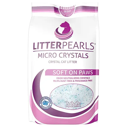 Litter Pearls Micro Crystals ЛІТТЕР ПЕРЛС МІКРО КРІСТАЛС кварцовий силікагелевий наповнювач для туалетів котів 1,59 кг