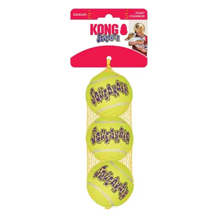 Іграшка KONG SqueakAir Ball м’яч-пискавка для собак середніх порід, M - 3шт: додаткове фото 2