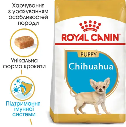 Сухий корм Royal Canin CHIHUAHUA PUPPY для цуценят породи Чихуахуа 0,5 кг: додаткове фото 2