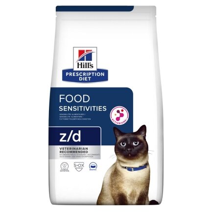Hill’s Prescription Diet z/d Сухий корм для котів при харчовій алергії, 3 кг