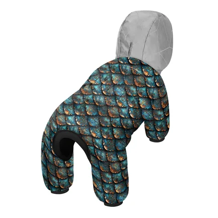 Комбінезон для собак WAUDOG Clothes малюнок "Луска", L55, В 77-79 см, С 47-50 см: додаткове фото 2
