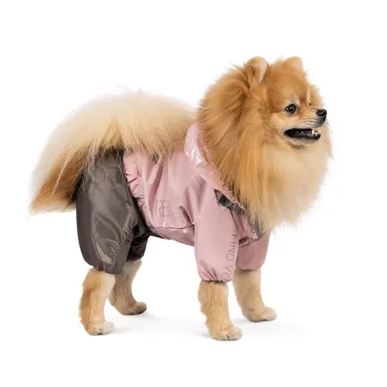Дощовик Pet Fashion «Ariel» для дівчинки, розмір L, рожевий: додаткове фото 3
