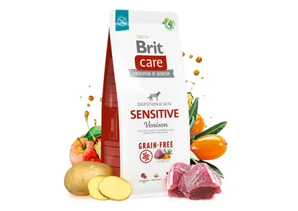 Сухий корм Brit Care Dog Grain-free Sensitive для собак з чутливим травленням, беззерновий з олениною, 3 кг: додаткове фото 6
