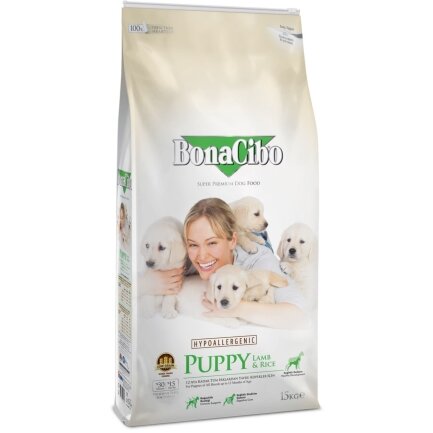 BonaCibo Puppy Lamb&amp;Rice 15 kg