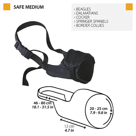 Ferplast SAFE MEDIUM Намордник, нейлон: додаткове фото 2
