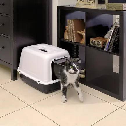 Ferplast CLEAR CAT 10 Туалет для котів закритий: додаткове фото 3
