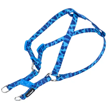 Coastal Li’l Pals Comfort Dog Harnes КОСТАЛ ЛІТТЛ ПЕЛС КОМФОРТ шлея для собак, 0.9х20-36см Синій леопард
