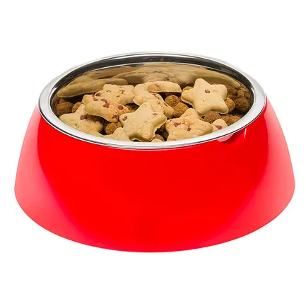 Ferplast JOLIE L RED BOWL Годівниця, пластик, метал: додаткове фото 3