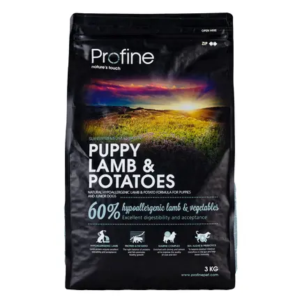Сухий корм Profine Puppy для цуценят та юніорів всіх порід, з ягнятиною та картоплею, 3 кг: додаткове фото 3