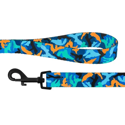 Повідець для Собак BronzeDog Urban Camo Нейлоновий Синій XL: додаткове фото 2