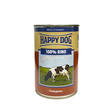 Монобілковий паштет Happy Dog Dose 100% Rind для собак усіх порід з яловичиною, 0,4 кг,6000663