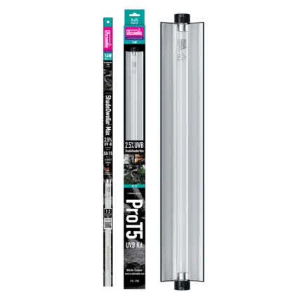 ARCADIA PRO T5 UVB MAX KIT SHADEDWELLER 2.5% UVB 14 WATT (R2100295) ультрафіолетова лампа для рептилій: додаткове фото 2