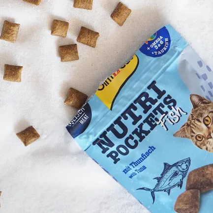 Ласощі для котів GimCat Nutri Pockets Fish Тунець 60 г: додаткове фото 2
