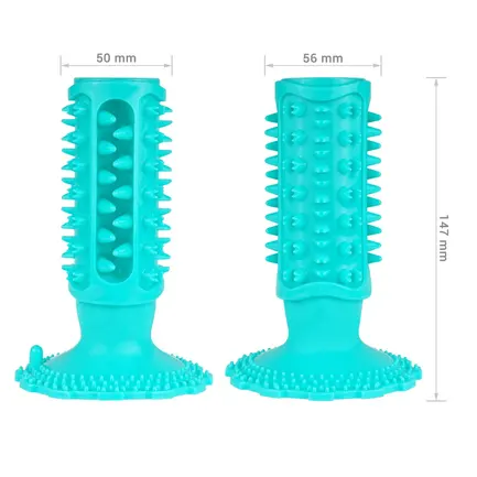 Іграшка для собак Bronzedog PetFun Dental на присосці з пискавкою 15 х 10 см M: додаткове фото 2