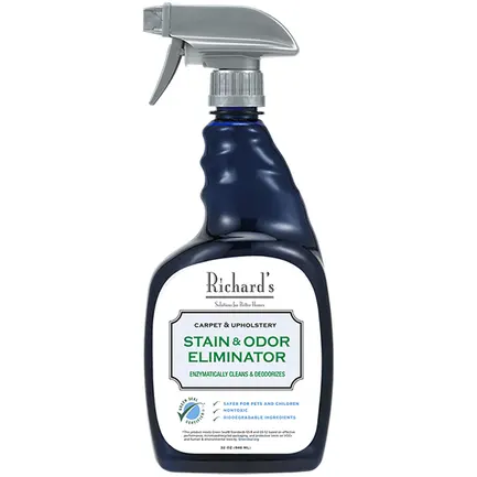 SynergyLabs Richard’s Organics Stain & Odor Eliminator РІЧАРДС ОРГАНІКС КИЛИМ ТА ОББИВКА органічний засіб для виведення плям і запахів 0,946 л