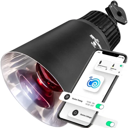 Світильник глибокий рефлекторний з Wi-Fi Repti-Zoo Smart Wi-Fi Deep Lamp M 100W (ZRL04D): додаткове фото 3