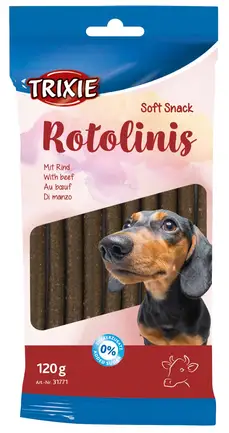 Ласощі Trixie Soft Snack Rotolinis для собак, яловичина, 120 г