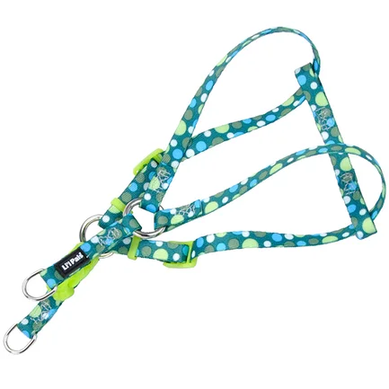 Coastal Li’l Pals Comfort Dog Harnes КОСТАЛ ЛІТТЛ ПЕЛС КОМФОРТ шлея для собак, 0.9х20-36см Зелена крапка