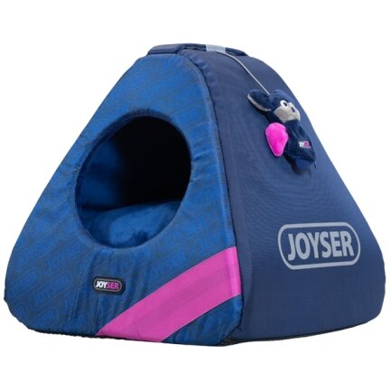 Joyser Cat Home ДЖОЙСЕР будиночок для котів, іграшка кажан з котячою м`ятою Синій - рожевий