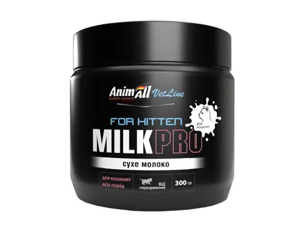 Сухе молоко AnimAll VetLine Milk Pro For Kitten для кошенят всіх порід від народження, 300 г