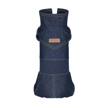 Комбінезон Pet Fashion «Jeans» для собак, розмір М, джинс