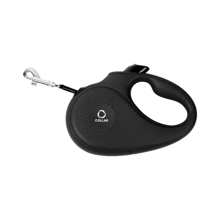 Повідець-рулетка CoLLaR для собак, розмір L, 50 кг, 5 м, стрічка чорний: додаткове фото 2
