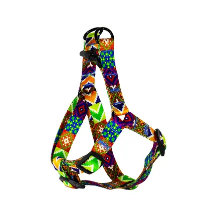 Шлея капронова "Вишиванка Гуцульська" 16мм/40-56см/915, Lucky Pet