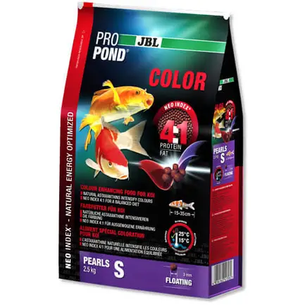Корм JBL ProPond Color S для посилення забарвлення у невеликих кої, 2.5 кг