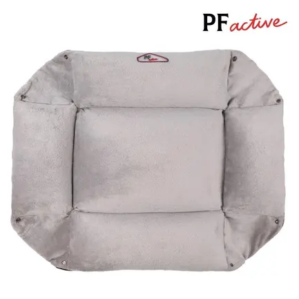 Лежак-трансформер Pet Fashion «Simon» для собак, 52х42х18 см, сірий/чорний: додаткове фото 3