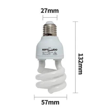 Люмінесцентна лампа Repti-Zoo Tropical Lamp 5.0 UVB 15W (CT5015): додаткове фото 5
