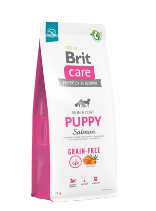 Сухий корм Brit Care Dog Grain-free Puppy для цуценят, беззерновий з лососем, 12 кг