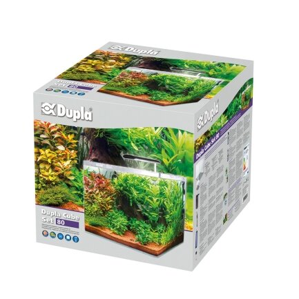 Акваріумний комплект з ультрабілого скла Dupla Cube Set 80 45x45x40см (80896)