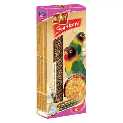 Колба Vitapol для нерозлучники, мед, упаковка 2 шт