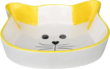 Миска Trixie для котів, у формі котячої мордочки, керамічна, 12 см, 250 мл: додаткове фото 3