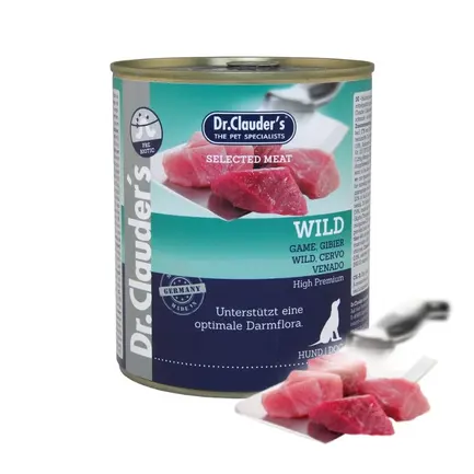 Вологий корм Dr.Clauder’s Selected Wild Game 800 г Дичина та Качка