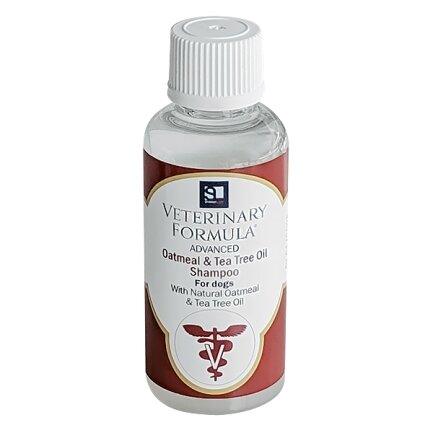 Veterinary Formula Advanced Oatmeal &amp; Tea Tree Oil Shampoo ВЕТЕРИНАРНА ФОРМУЛА ЗВОЛОЖУВАЛЬНИЙ лікувальний шампунь для собак, антибактеріальний, протизапальний 0,045 л