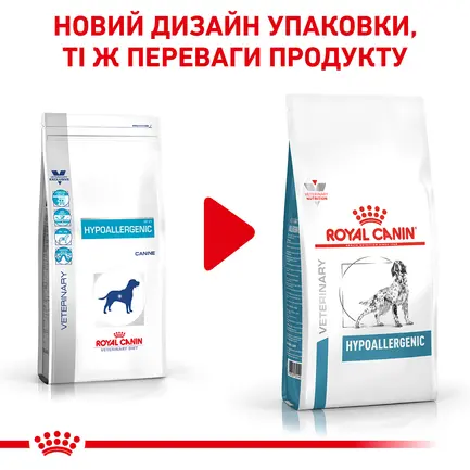 Дієтичний сухий корм Royal Canin HYPOALLERGENIC DOG для собак 2 кг: додаткове фото 2