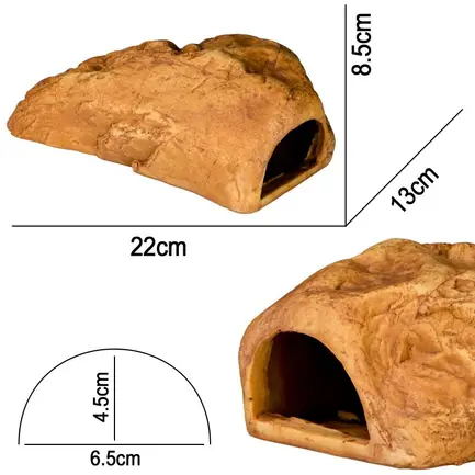 Декорація печера Terrario Rock Shelter M 22x13x8,5см (SA23139): додаткове фото 2