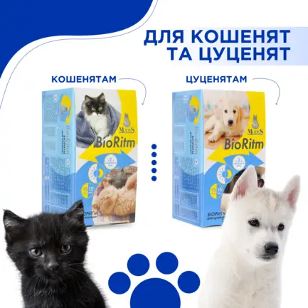Біоритм (BioRitm) полівітамінний комплекс для кошенят, MODES: додаткове фото 4