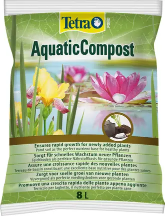 Добриво Tetra Pond Aquatic Compost для рослин в ставках, 8 л