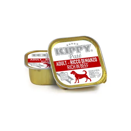 KIPPY вологий корм для собак - паштет з яловичиною 150гр