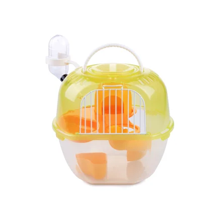 Клітка AnimAll Apple Style для хом'яка, 20.5х18х22.5 см, жовта