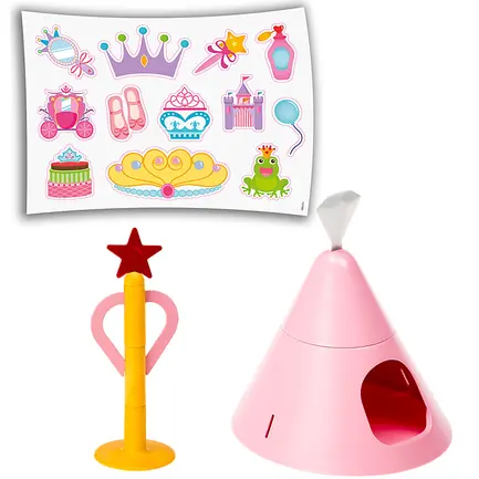 Ferplast CAGE CRICETI 9 PRINCESS WH(x1) Клітка для хом'яків з декором: додаткове фото 9