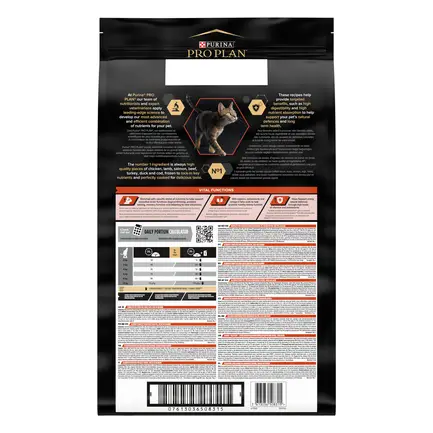 Сухий корм PRO PLAN Adult 1+ Vital Functions для дорослих котів з лососем 10 кг: додаткове фото 3