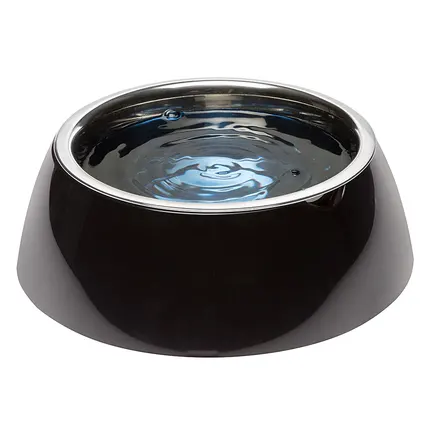 Ferplast JOLIE L BLACK BOWL Годівниця, пластик, метал: додаткове фото 4