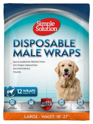 SS Disposable Male Wrap Large (12 p)/Гігієн. підкладка-протектор д/кобелів велика