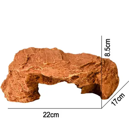 Декорація криївка Terrario Mountain Shelf M 22x17x8,5см (23188): додаткове фото 2
